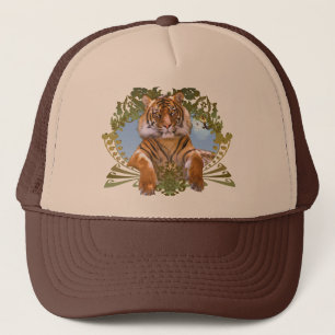 Casquette Crête féroce de tigre mise en danger