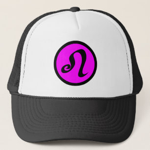 Casquette Crête noire magenta de cercle de Lion