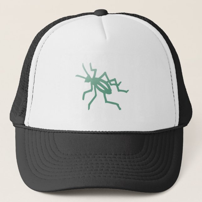 Casquette Cricket vert Poetica (Devant)
