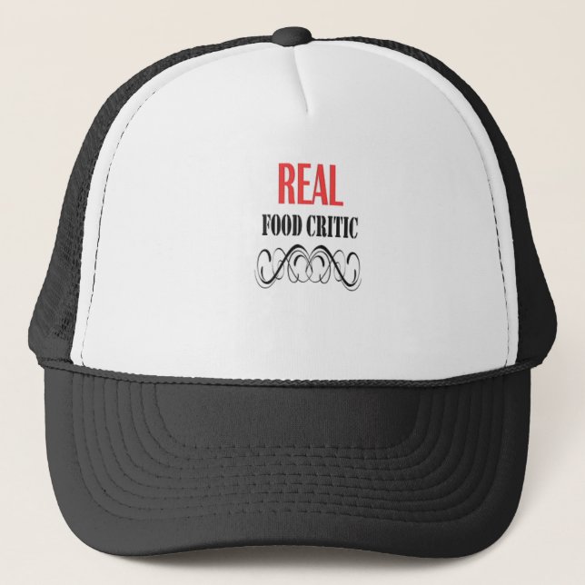 Casquette Critique alimentaire réelle (Devant)