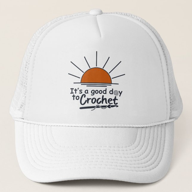Casquette crochet drôle (Devant)