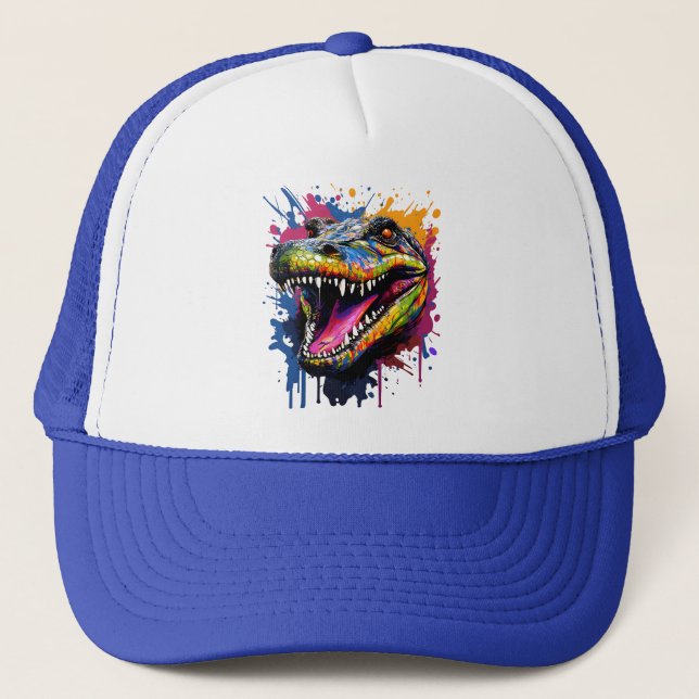 Casquette Crocodile coloré (Devant)