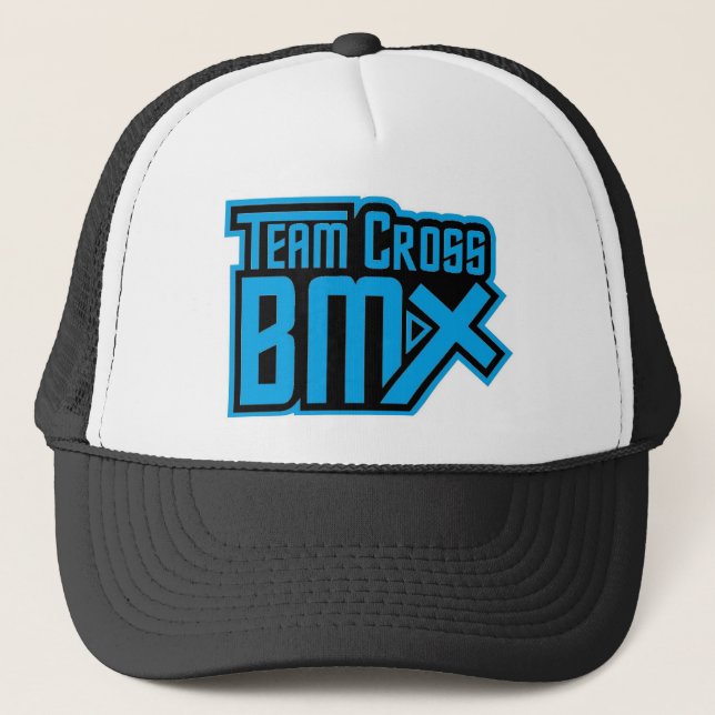 Casquette croisé de camionneur de l'équipe BMX (Devant)