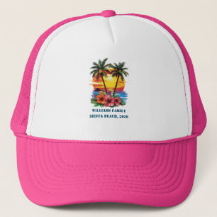 Casquette Croisière personnalisée Réunion de famille sur la