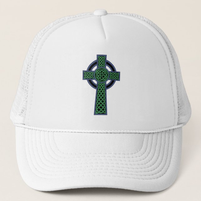 Casquette Croix celtique irlandaise de noeud (Devant)