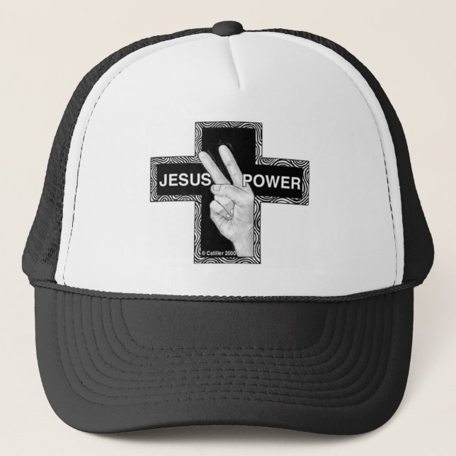 Casquette Croix chrétienne de Jesus Power (Devant)