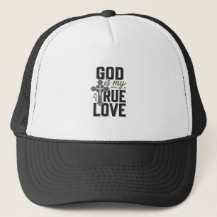 Casquette Croix Chrétienne Dieu Est Mon Véritable Amour Vect