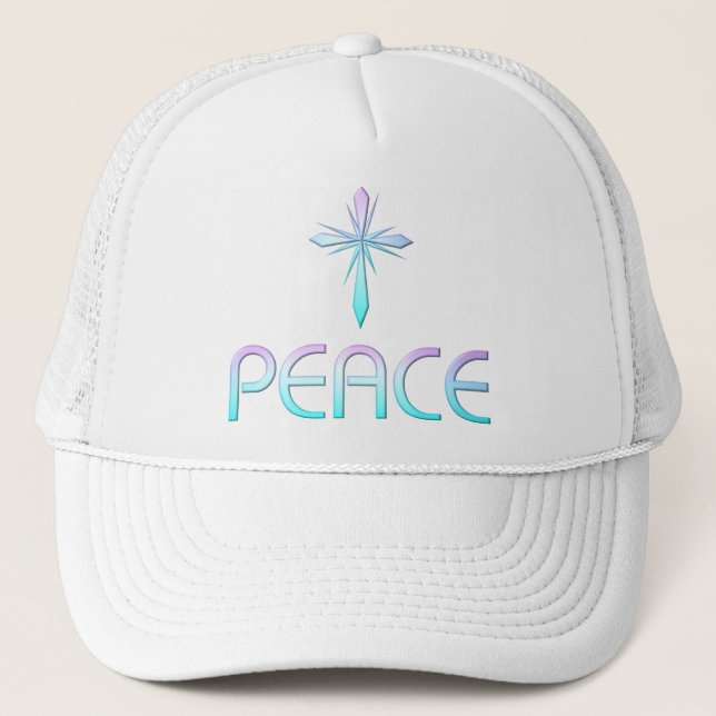 Casquette Croix de la paix chrétienne (Devant)