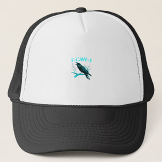 Casquette Crow F-Caw-F Funny Bird Retro