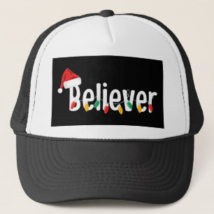 Casquette Croyant de la foi de Noël   Lumières de Noël