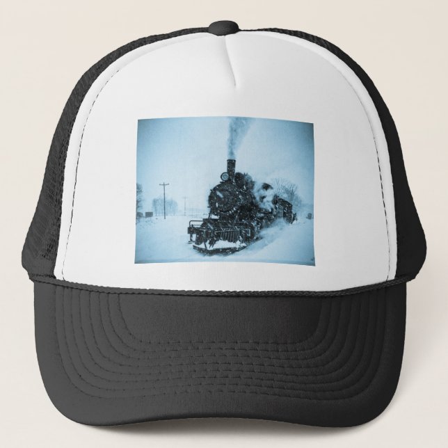 Casquette Cru bloqué par la neige de train (Devant)