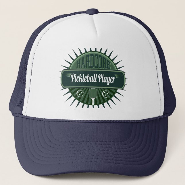 Casquette Cru de joueur de Dink Pickleball rétro (Devant)