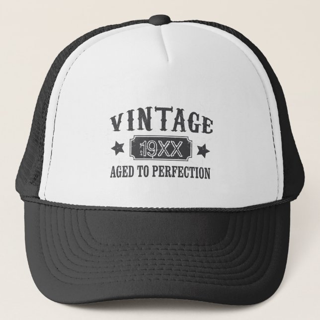 Casquette Cru personnalisé âgé à la coutume de perfection (Devant)