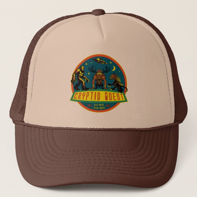 Casquette Cryptid Quest (Devant)