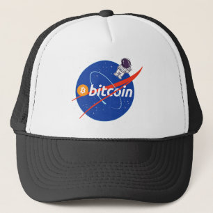 Casquette Crypto spatial astronaute Bitcoin tendance
