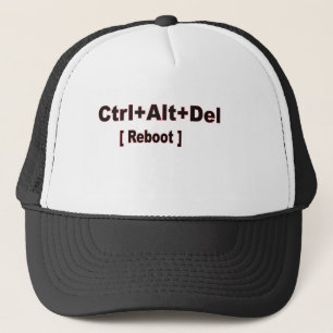 Casquette CTRL+alt+del, remise à zéro