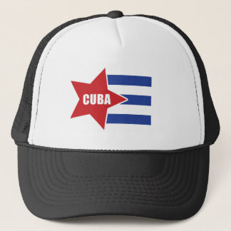 Casquette cubain de drapeau