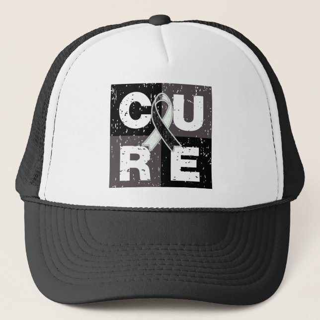 Casquette Cube affligé par Cancer carcinoïde en TRAITEMENT (Devant)