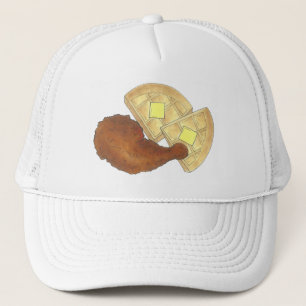 Casquette Cuisine soule classique Poulet frit et gaufres Din