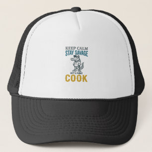 Casquette Cuisinier Sauvage Alligator Gravure Vintage Graphi
