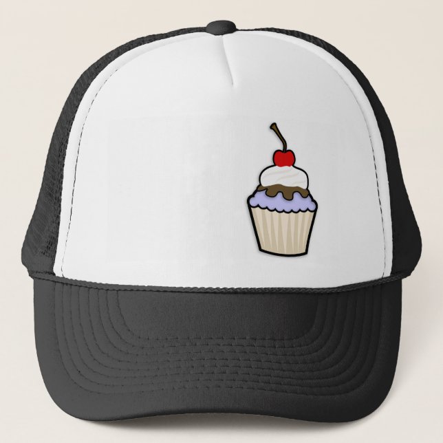 Casquette Cupcake bleu lavande (Devant)