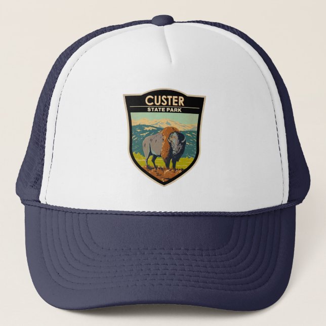 Casquette Custer State Park South Dakota American Bison (Devant)