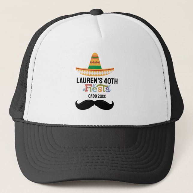Casquette Custom 20th 30th 40th 50th 60 Anniversaire Paty Fi (Devant)
