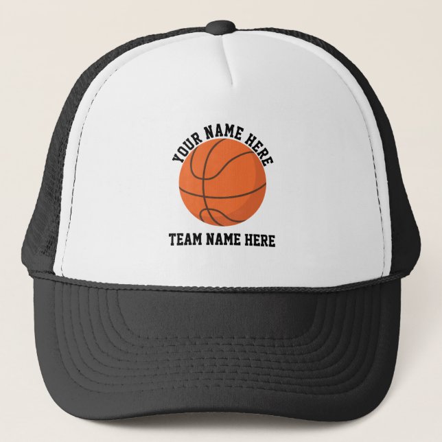 Casquette Custom Basketball Sports Team Player Fan Cute (Devant)