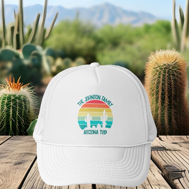 Casquette Custom Cactus Sunset Arizona Desert Triage (Créateur téléchargé)