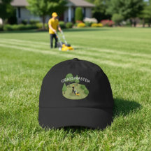 Custom Grass Master Funny Gardening Cap