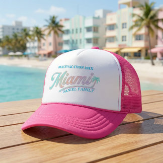 Casquette Custom Miami Family Vacation