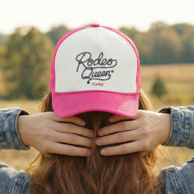 Casquette Custom Pink Rodeo Queen Western Bachelorette Party (Créateur téléchargé)