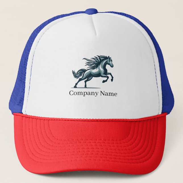 Casquette Custom Red White Blue Trucker Hat (Devant)
