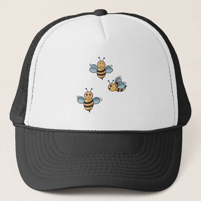 Casquette Cute bees (Devant)