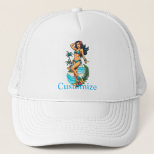 Casquette Cute Blackheve Bikini Beach Girl Thunder_Cove