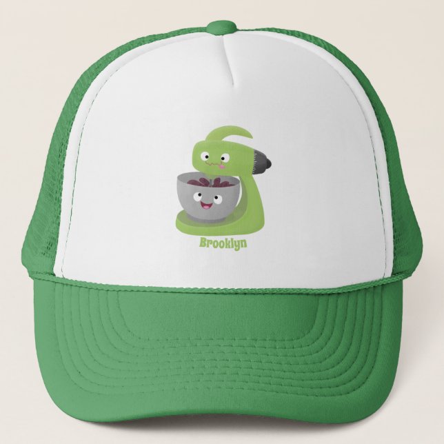 Casquette Cute cake mixer cuisine appareil dessin animé (Devant)