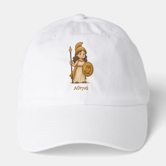 Casquette Cute Cartoon Athena Greek Goddess Custom Hat 