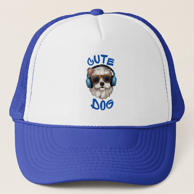 Casquette Cute dog hat (Devant)