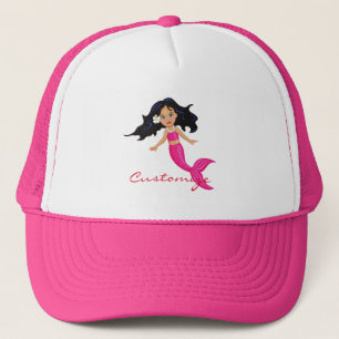 Casquette Cute Mermaid à queue rose Thunder_Cove