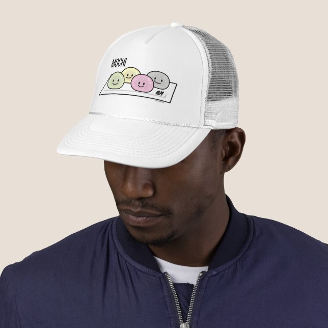 Casquette Cute Mochi glace riz cake thé vert japonais thé (En situation)