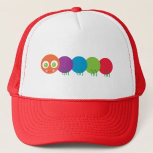 Casquette Cute Rainbow Caterpillar