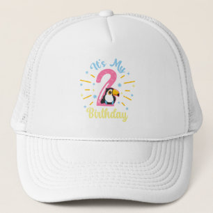 Casquette Cute Toucan 2e anniversaire 2 année fille de naiss