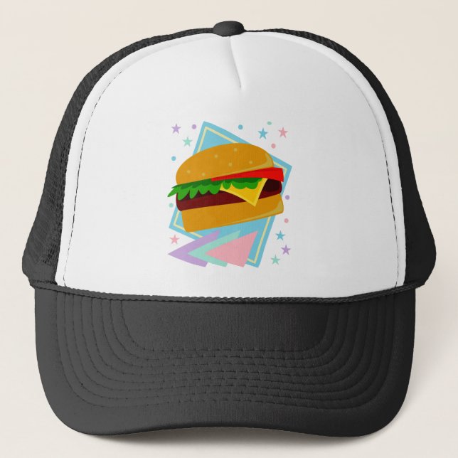 Casquette Cute Yummy Burger (Devant)