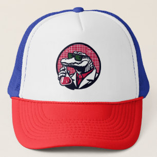 Casquette Cyber News Gator Trucker Chapeau