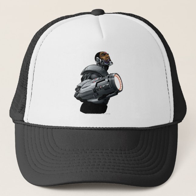 Casquette Cyborg & Bust d'arme (Devant)