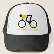 Cycliste à vélo sur mesure