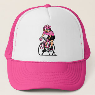 Casquette Cycliste dans le Maglia Rosa