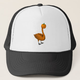 Casquette Cygne d'Halloween orange doux