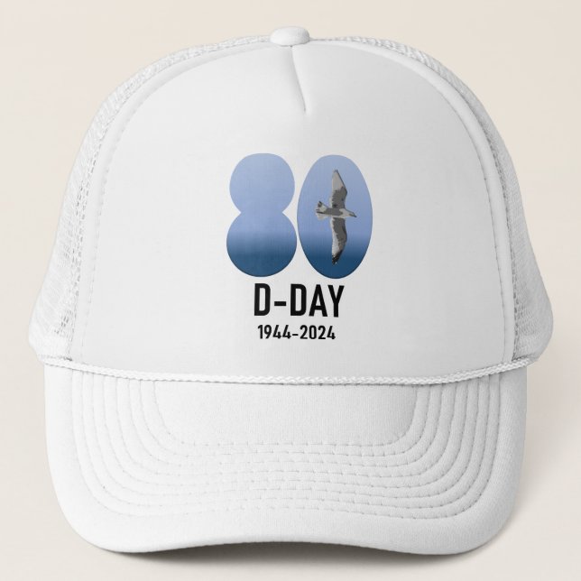 Casquette D-Day 80 - 1944-2024 (Devant)
