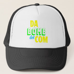 Casquette Da Bomb dot com Novelty Funny Retro 90s